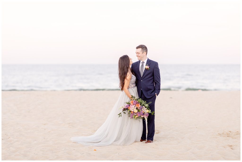 New Jersey Beach Elopement Session photographed by Diana and Korey Photo and Film.