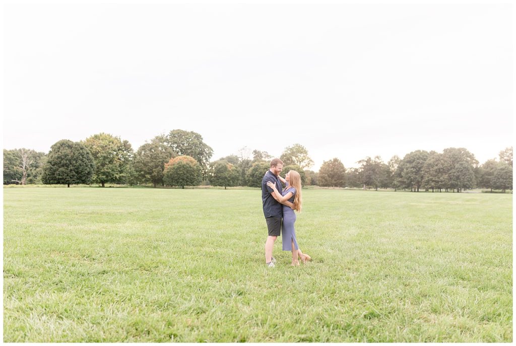 Monmouth County Park Engagement Photo idea
