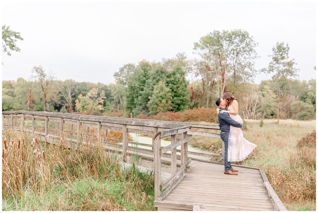 Summer inspired engagement session at the Appalachian Trail Boardwalk